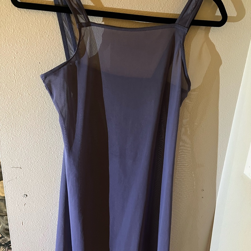 Weissman SA Sheer Purple Dance Costume With Included Top and Bottom